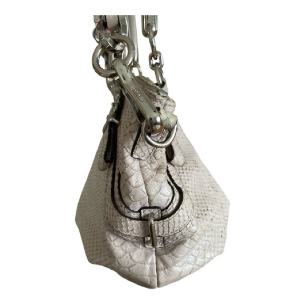 Coach Madison Sophia Textured Python Leather Satc… - image 6